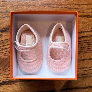 BN Hermès Adada cashmere baby booties